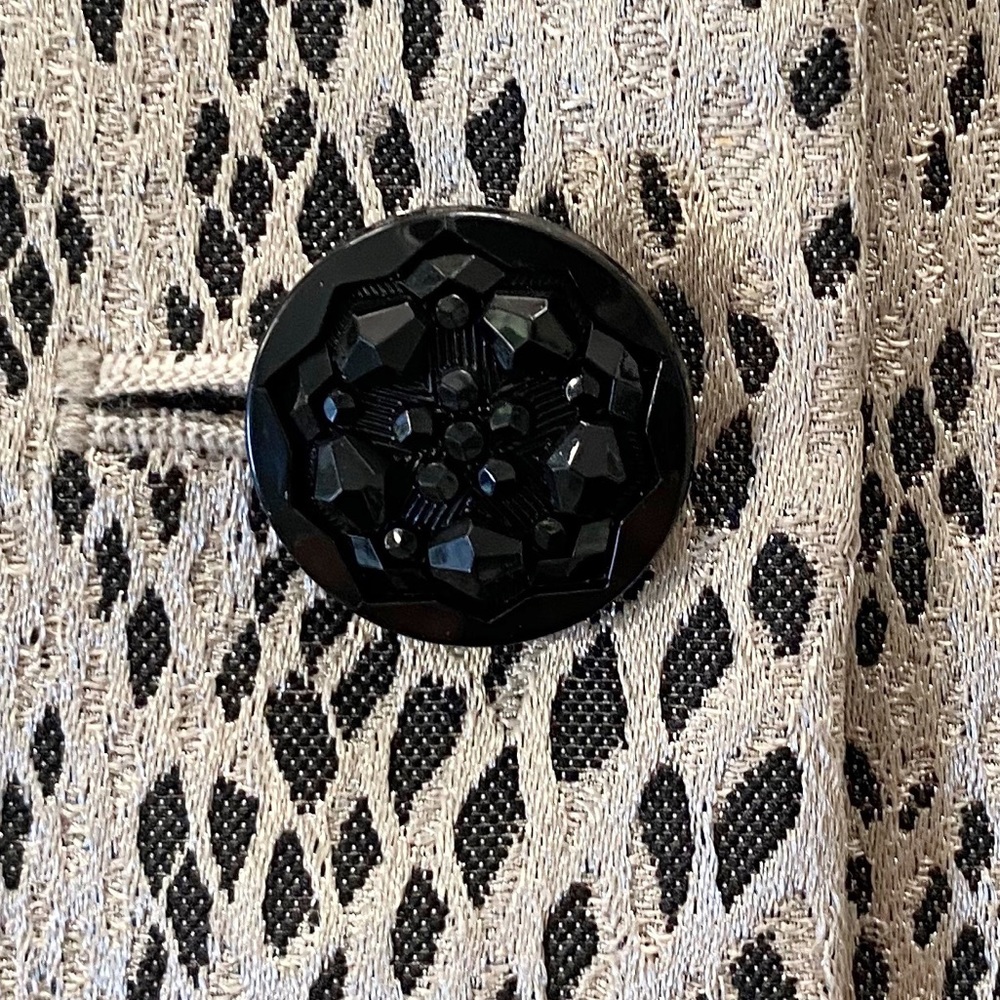 Albert Nipon Metallic Snake Print Blazer Sz 6 - image 8